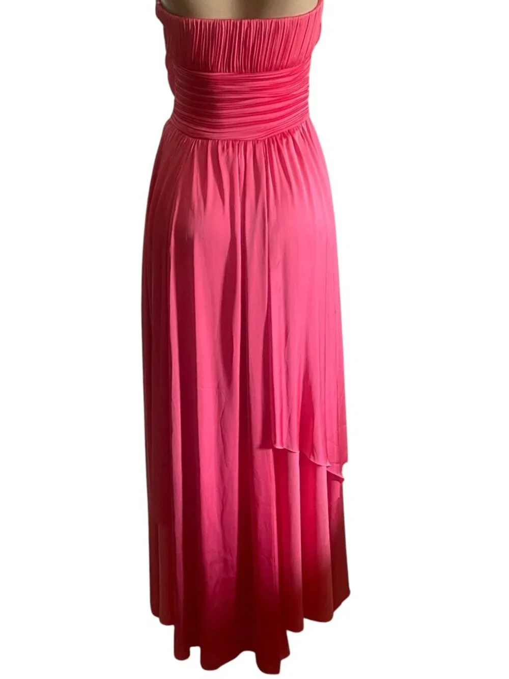 Va Va Voom Fuchsia Pink Strapless Sweetheart Formal Gown Maxi Dress S - Picture 5 of 9